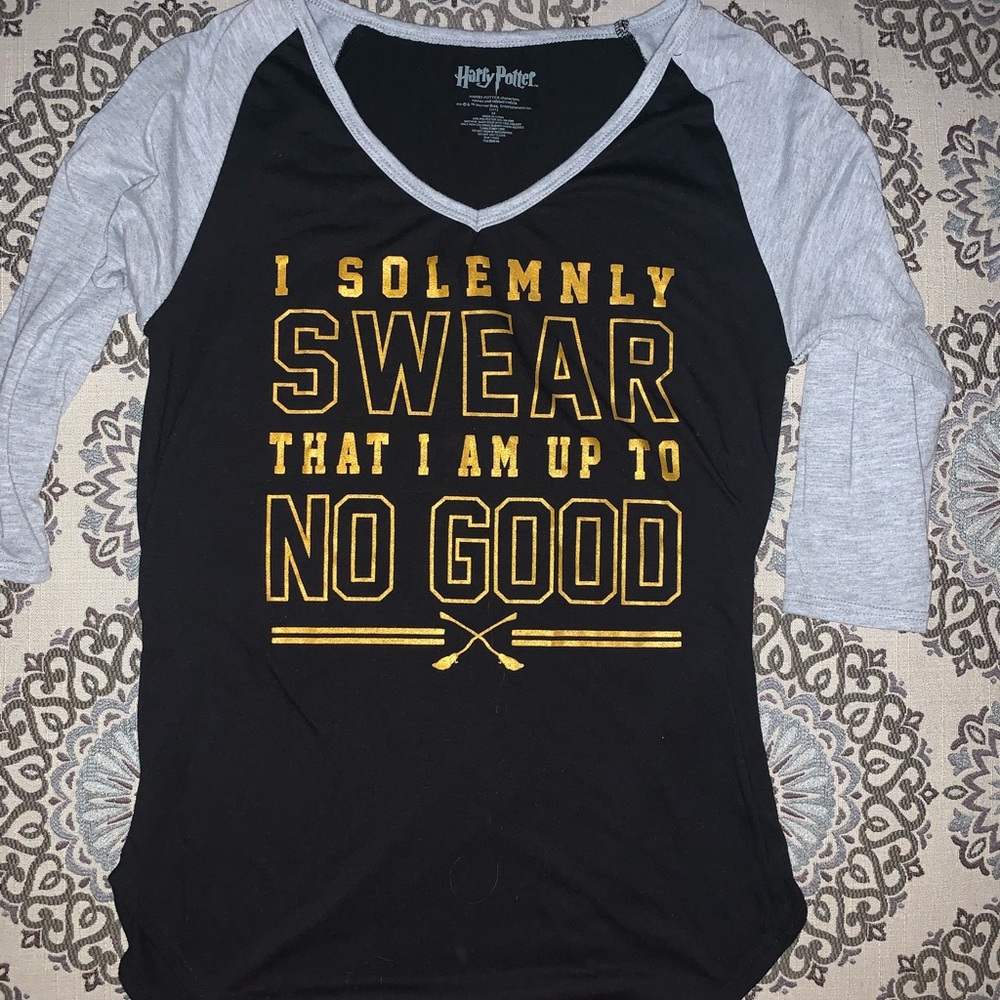 Harry Potter quarter sleeve v neck